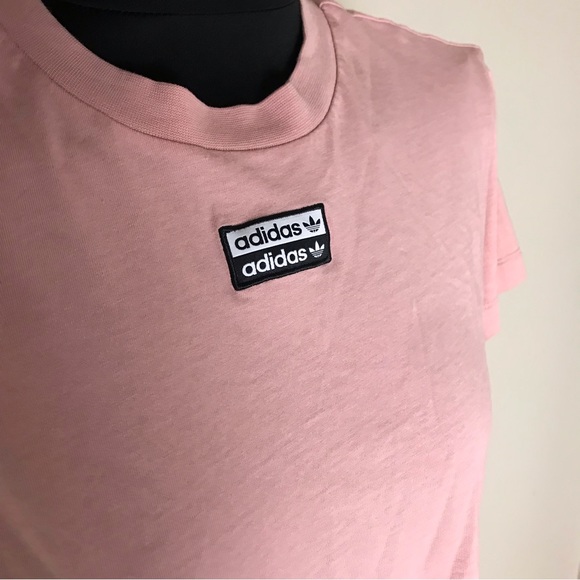 Adidas Pink Crop T-shirt - Picture 2 of 6